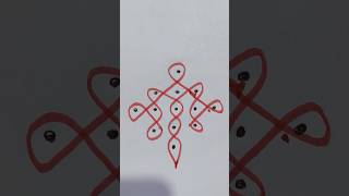 5*1daily simple rangoli#friday #kolam #simple #muggulu