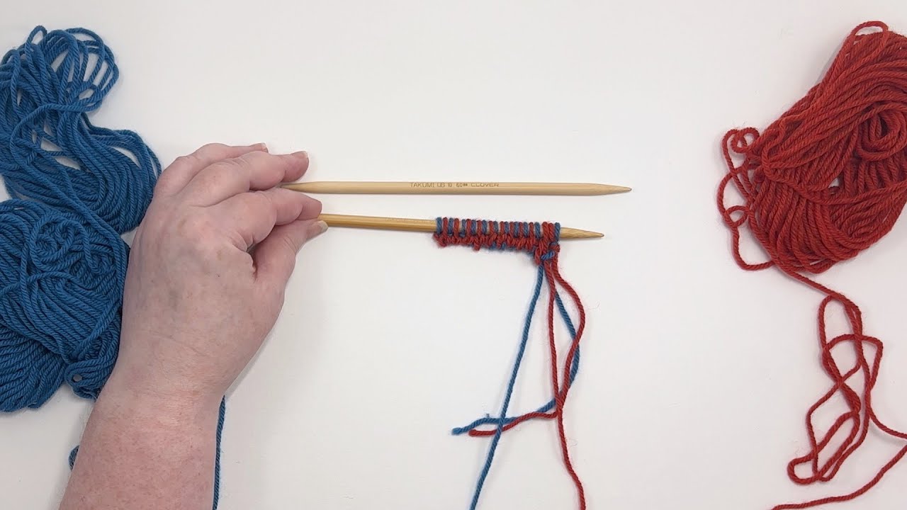 Portuguese Style Knit and Purl - YouTube