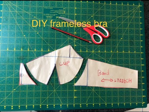 How to make bra pattern. - YouTube