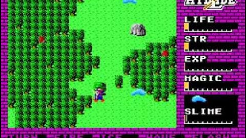 Hydlide - (NES-Nintendo Entertainment System)