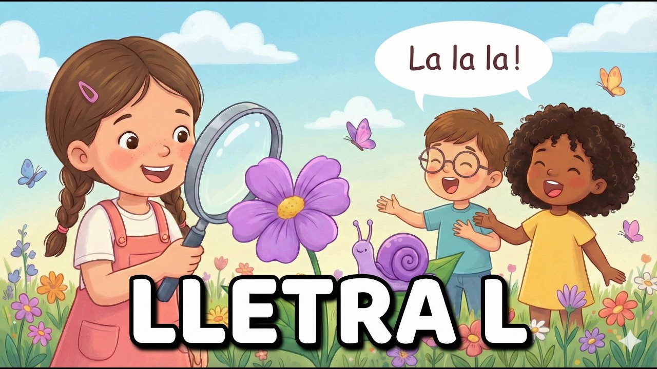 Aprèn la Lletra L i el so /l/ | La Cançó de la Lola i la Lupa | Fonètica en Català  #recurseducatiu