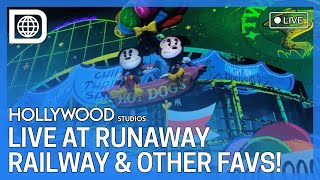 LIVE - Time to Ride on the Runaway Railway and More of Tom’s Favorites at Hollywood Studios