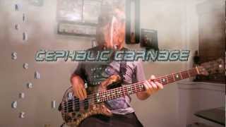 Cephalic Carnage &quot;On 6&quot; Bass Video Nick Schendzielos Horse plays the bass