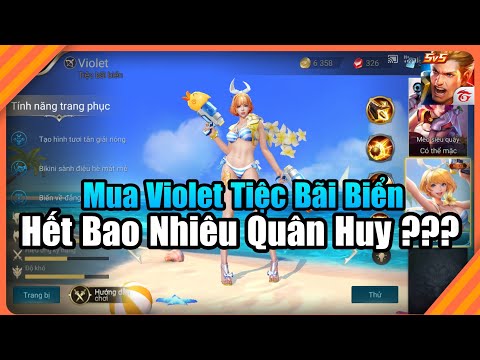 Video ❖HOT❖ Phải nạp bao nhiêu quân huy để quay được Violet... - youtube