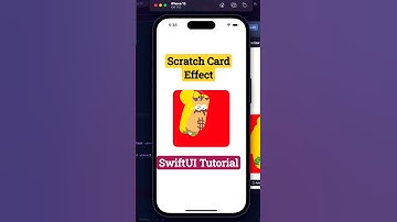 Scratch Card Effect SwiftUI Tutorial #ios #swiftui #programming #swift #animation #apple #coding