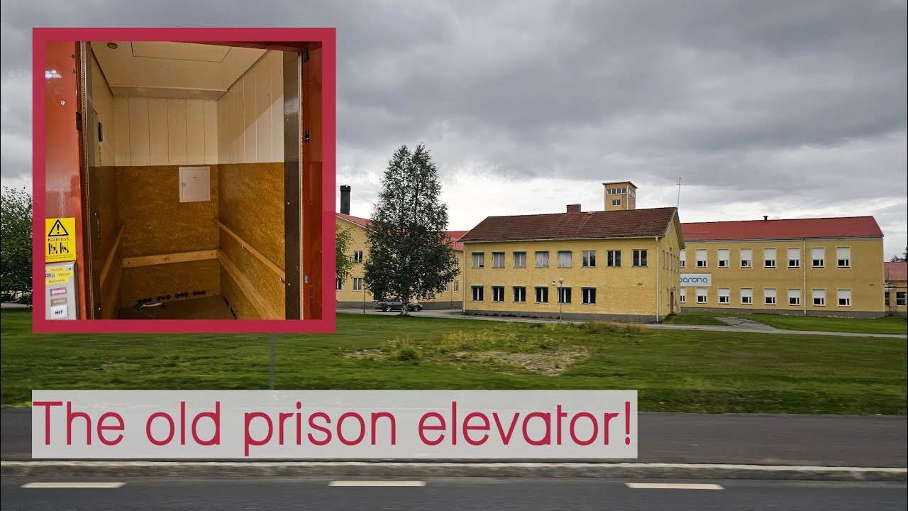 1980 KONE elevator (dumbwaiter mod) - old Ulriksfors prison, Sweden