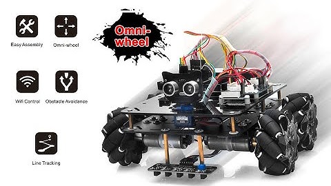 M2.0 Metal Mecanum Wheel Robotic Lesson1: Robot car assembly