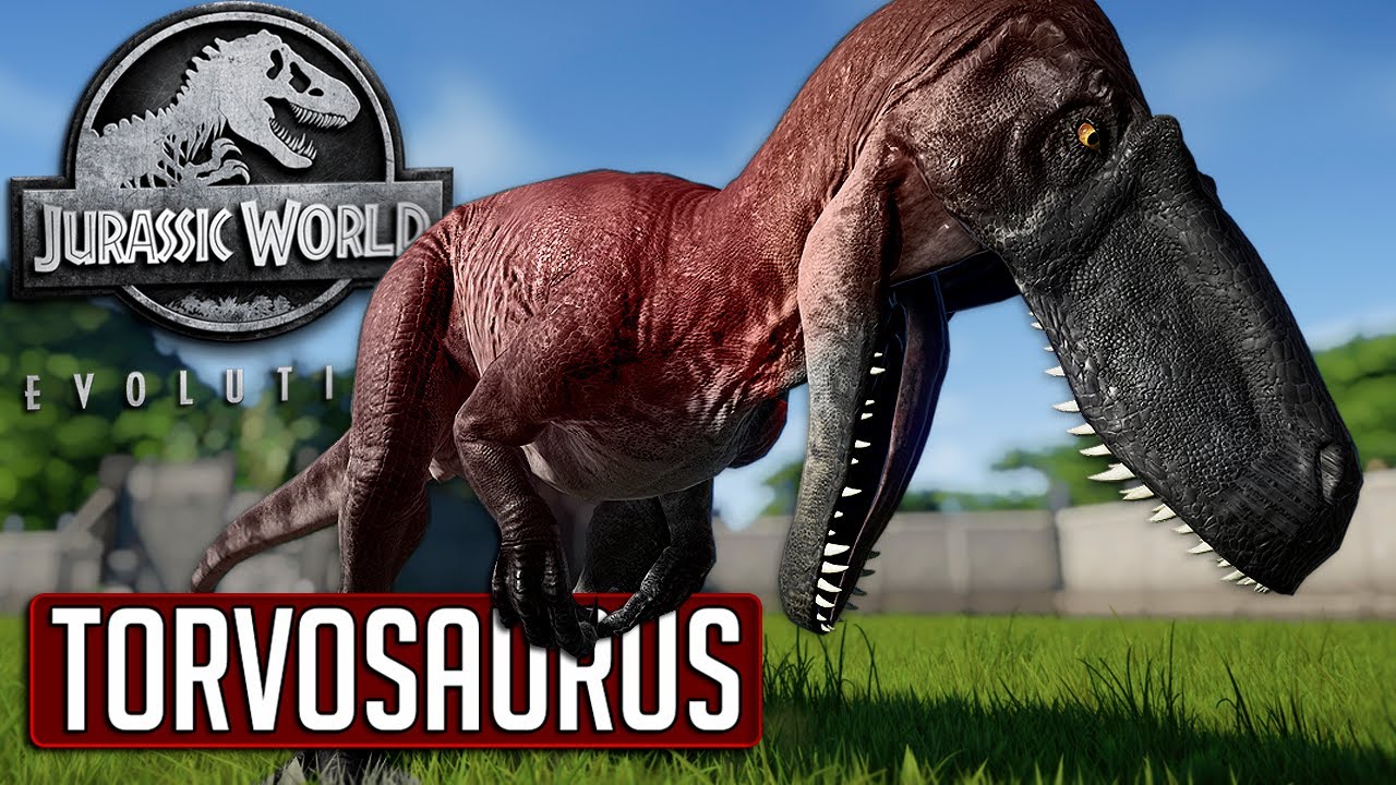 TORVOSAURUS | All Skins, Animations, Feeding & More - Jurassic World Evolution