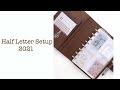 Half-Letter Planner Set Up 2021 | SimplyySelenee