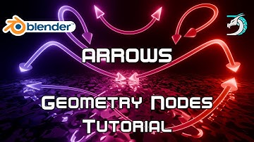Customizable Arrow Generator Using Geometry Nodes - Blender Tutorial