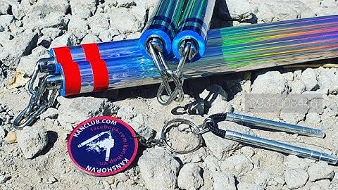 CÔN NHỊ KHÚC NHỰA (Siêu bền) ĐẦU XOAY INOX 304 tại #KANSHOP. #Nunchaku côn nhị khúc KANCLUB