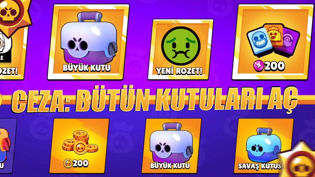 BRAWL PASS'DAKİ HER ŞEYİ AÇ!! 🤢 Brawl Stars Babiçark