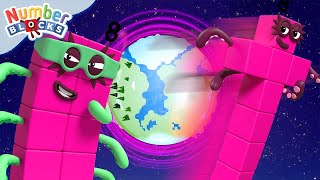 octoblock octonaughty compilation learn to count to 8 maths for kids 123 numberblocks