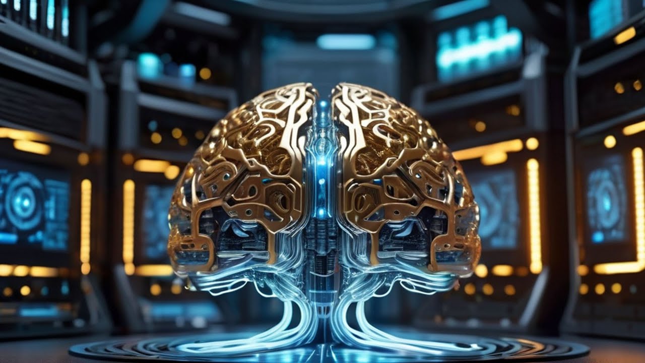 Blender with Stable Diffusion XL - Alien brain server room - img2img ...