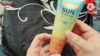 Dr Rashel product sunscreen spf75 review/Dr rashel sunscreen