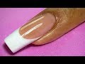 francés perfecto en uñas acrílicas - como hacer la técnica de reversa perfect french