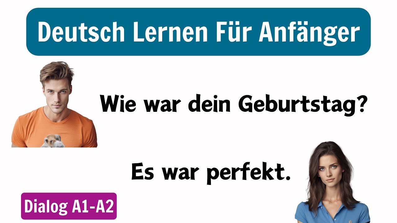Deutsch Lernen Mit Dialogen A1-A2 | Hör- und Sprechfähigkeiten ...