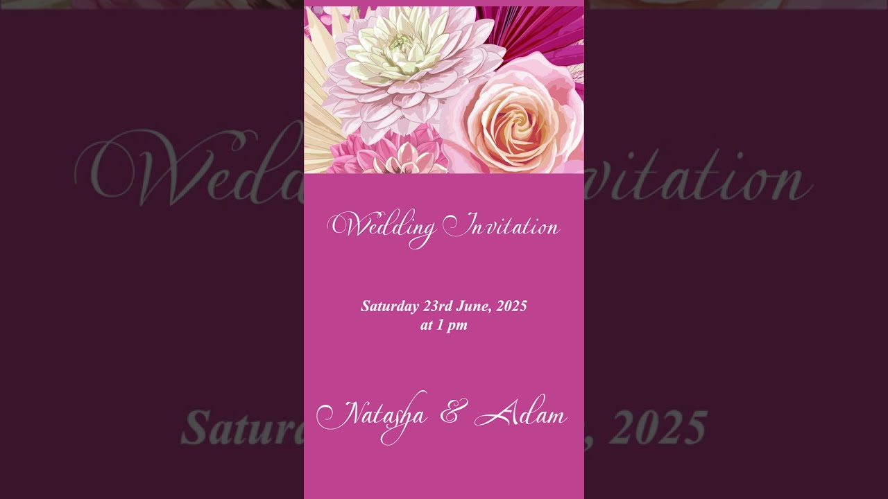 Animated Wedding Card 3 || ECA003 || Special Shaadi Cards