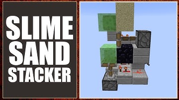 Minecraft: Slime Sand Stacker [3x3] [Fully Automatic] [Compact Infinite Sand Stacker!] [1.8+]