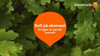 Så lägger du upp ditt sparande