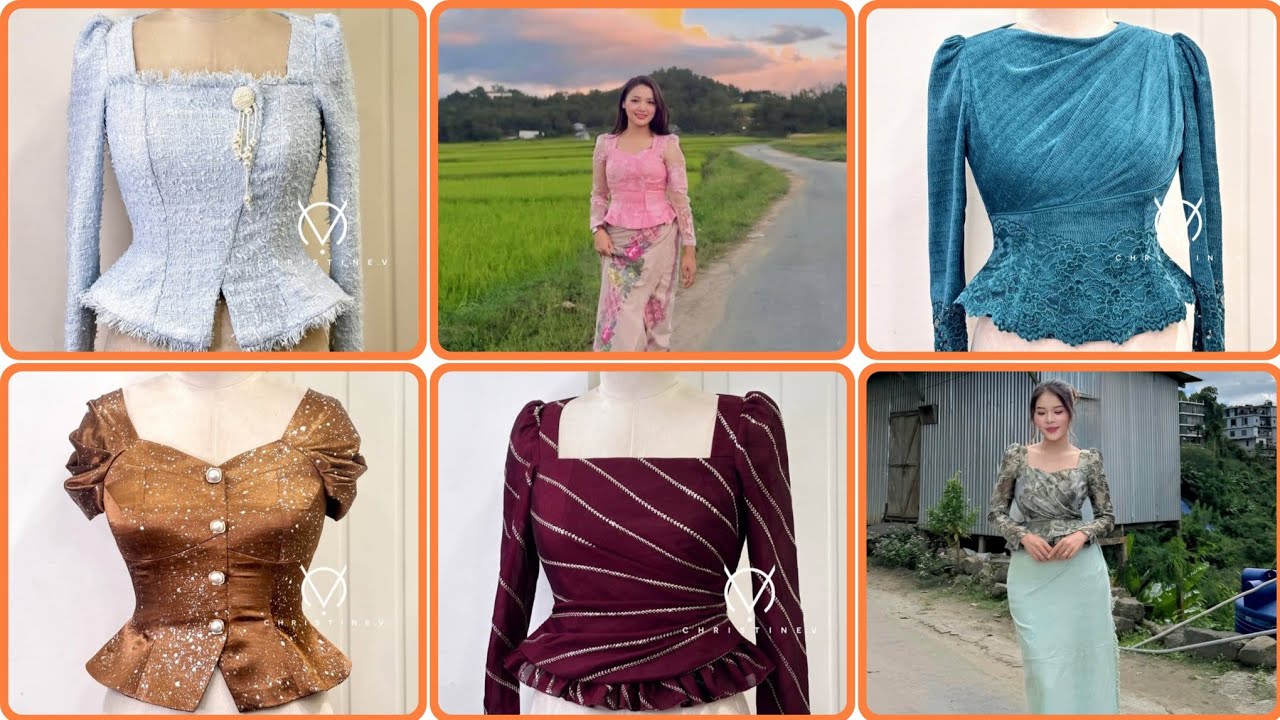 Christine V Top Sunday Dress design | Mizo Sunday Dress Design tharlam 