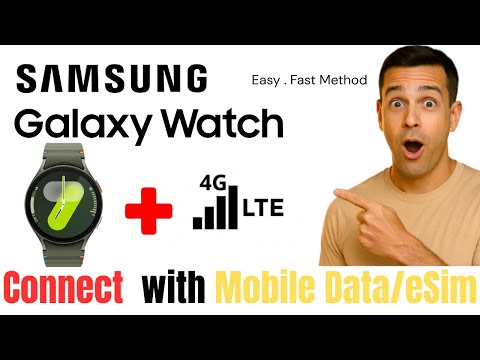 How to Use Mobile Data on Samsung Galaxy Watch (LTEeSIM Setup Guide)