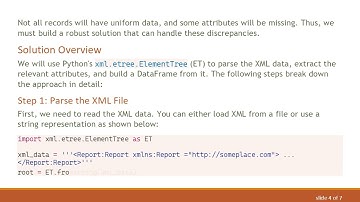 Extracting Nested XML Data into a Pandas DataFrame
