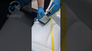 Deep Cleaning Leather Seats Tesla - Asmr Detailing