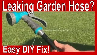 Garden Hose Nozzle Leaking