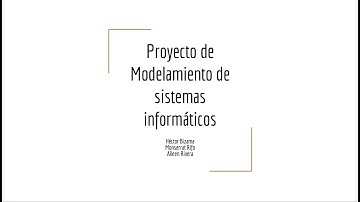 Proyecto Modelamiento de Sistemas Informáticos