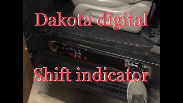 New shifter mount /installing Dakota digital shift indicator module
