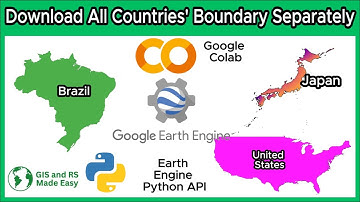 Export Each Country Boundary Separately || Google Earth Engine Python API in Google Colab