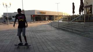 Aviel wonda 6 tricks down 5 stairs