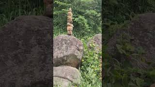 A form of rock balancing art #cairns #돌탑 #inkorea