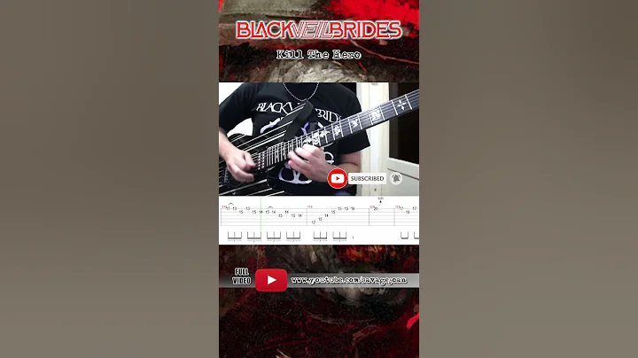 Black Veil Brides - Kill The Hero (Guitar Solo Cov...