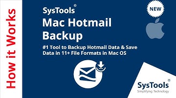 SysTools Mac Hotmail Backup Tool – Most Rated Solution for Backup