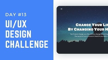 Design Motivational Interface | DAY #13 UI/UX Design Challenge