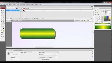 3D Button Design Adobe Flash CS3 Tamil