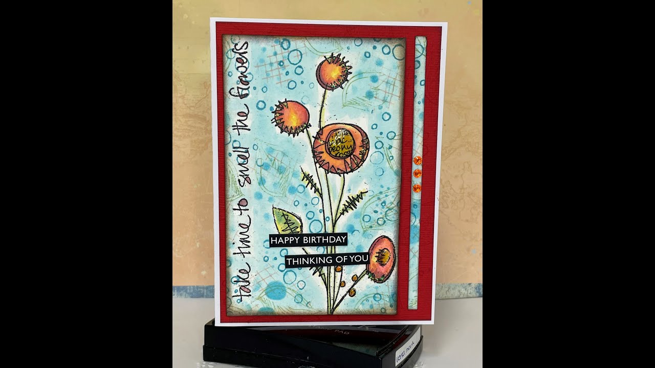 Versamark Ink and a card