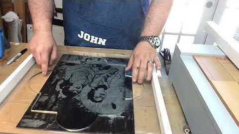 How to print an etching without a press 1/3 parts