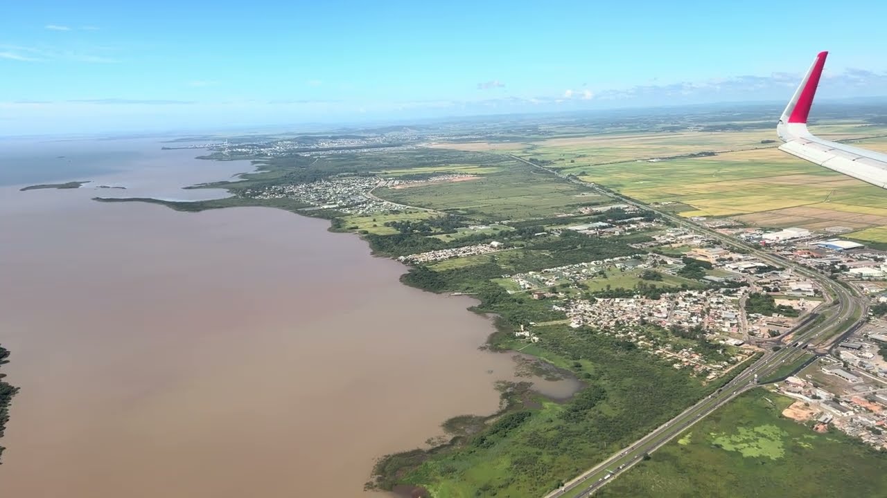 🇧🇷 Pousando em Porto Alegre em uma manhã ensolarada com Latam A321