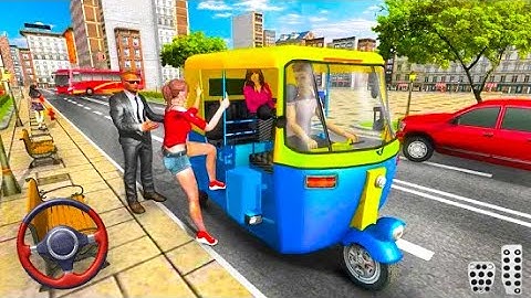Modern Tuk Tuk Auto Rickshaw - Free Racing Games - Android Gameplay