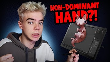 3D Modeling With my Non-Dominant Hand