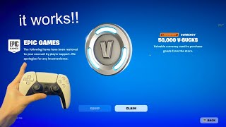 SECRET CODE HOW TO GET FREE V-BUCKS IN FORTNITE CHAPTER 5 2024! (Working Glitch) screenshot 5