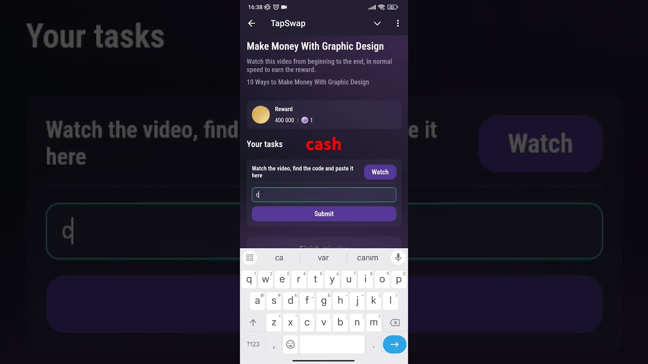 tapswap make money with graphic desing 