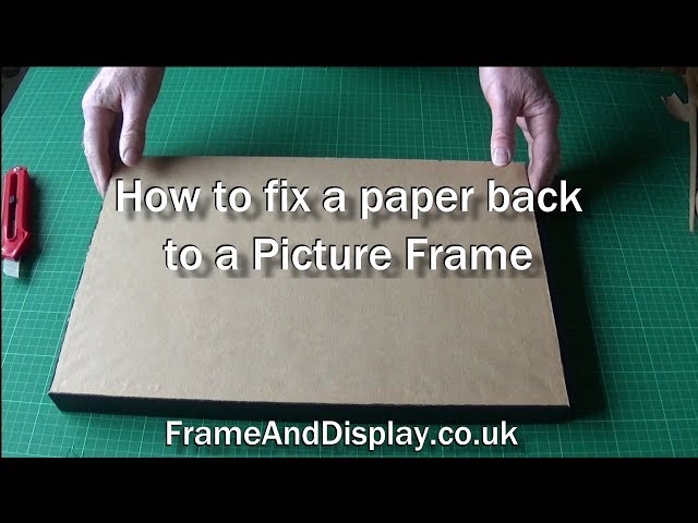 Framing : How to Frame a Canvas Print 