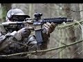 Airsoft War M4A1, M16, Action at Section8 HD