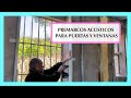 Cmo hacer premarcos acsticos y passivhaus en obra para puertas y ventanas