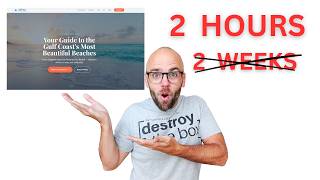 I rebuilt my website in 120 minutes using AI