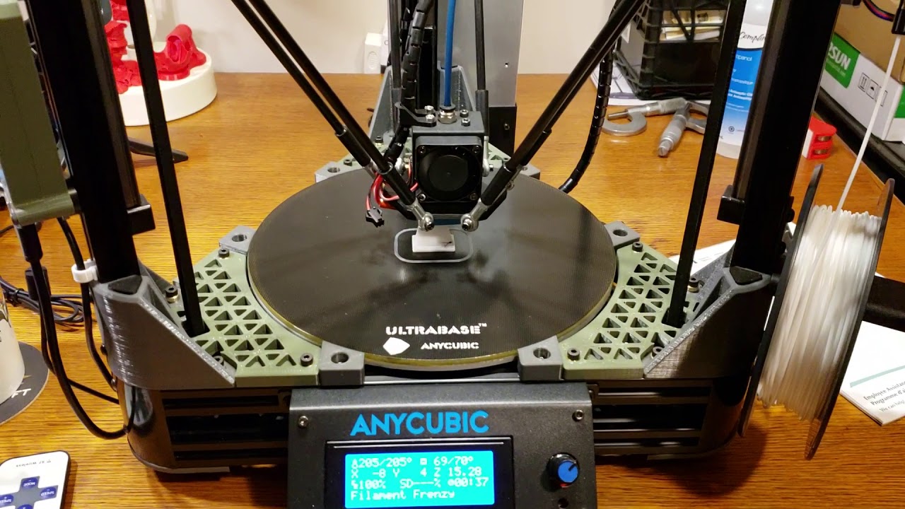 Anycubic Kossel Linear Plus - YouTube